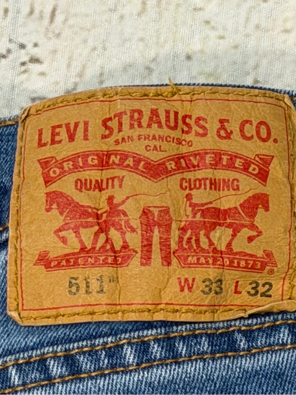 Levi's Men's Classic Blue Straight-Leg Jeans